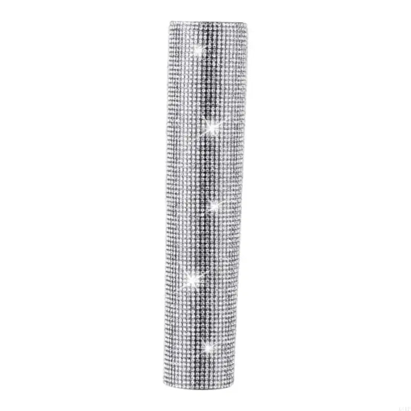 Rhinestones Microphone Handle Sleeve for Wireless Microphone Handle, Sparkly Grip Cover with Soft Inner Liner for Karaoke K1KF Quake 1 CN