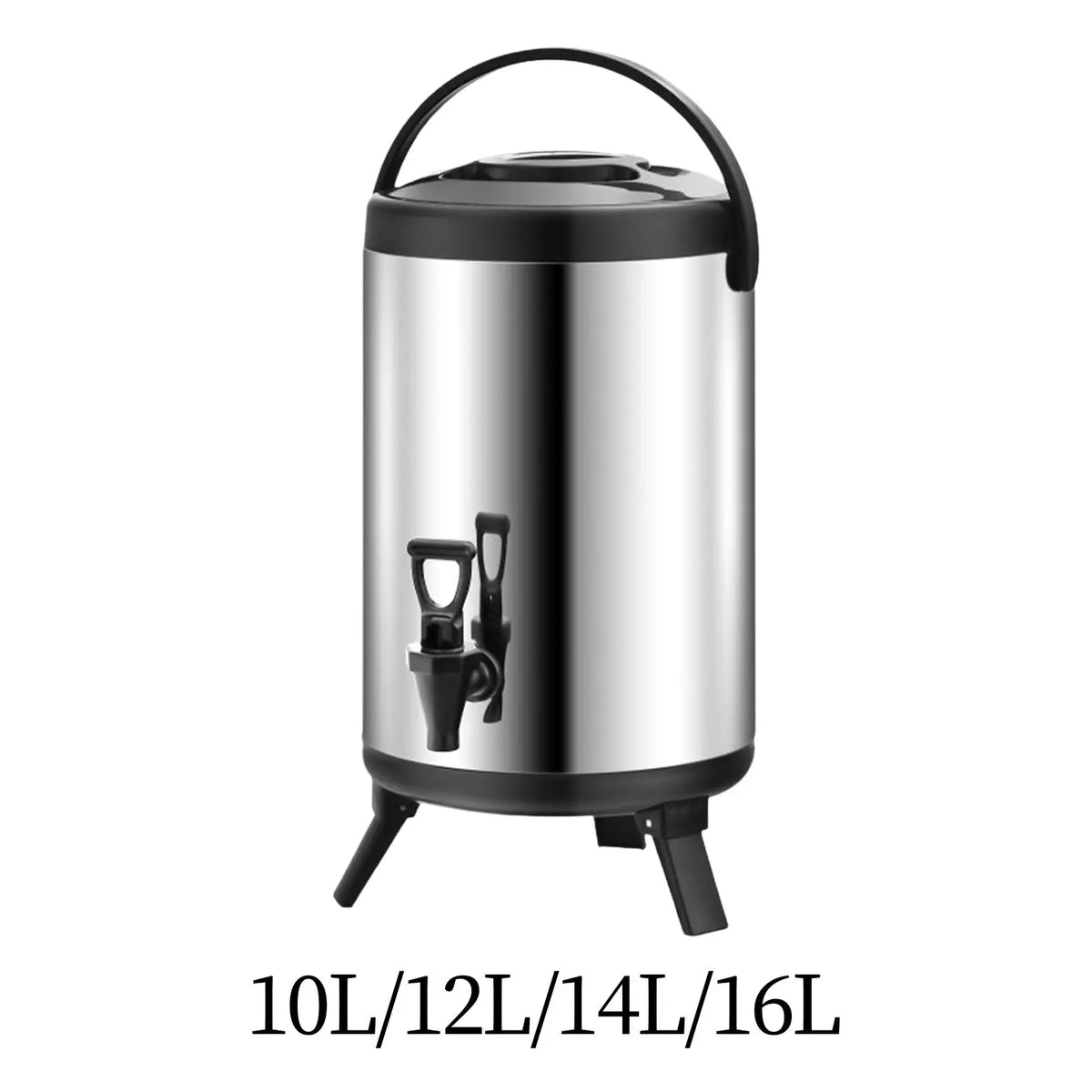 Insulated Barrel Milk Tea Bucket Large Capacity Commercial Double Walled Quake