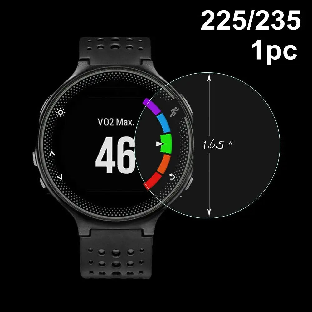 Premium Tempered Glass Screen Protectors Protective Film For Garmin Forerunner 235 225 735XT Quake 1pc 225 or 235
