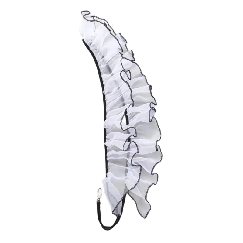 Stylish Ruffled Designs Phone Charm Chain Beautiful Frilled Border Cellphone Strap for Most Cellphone Case Everyday Use K1KF Quake