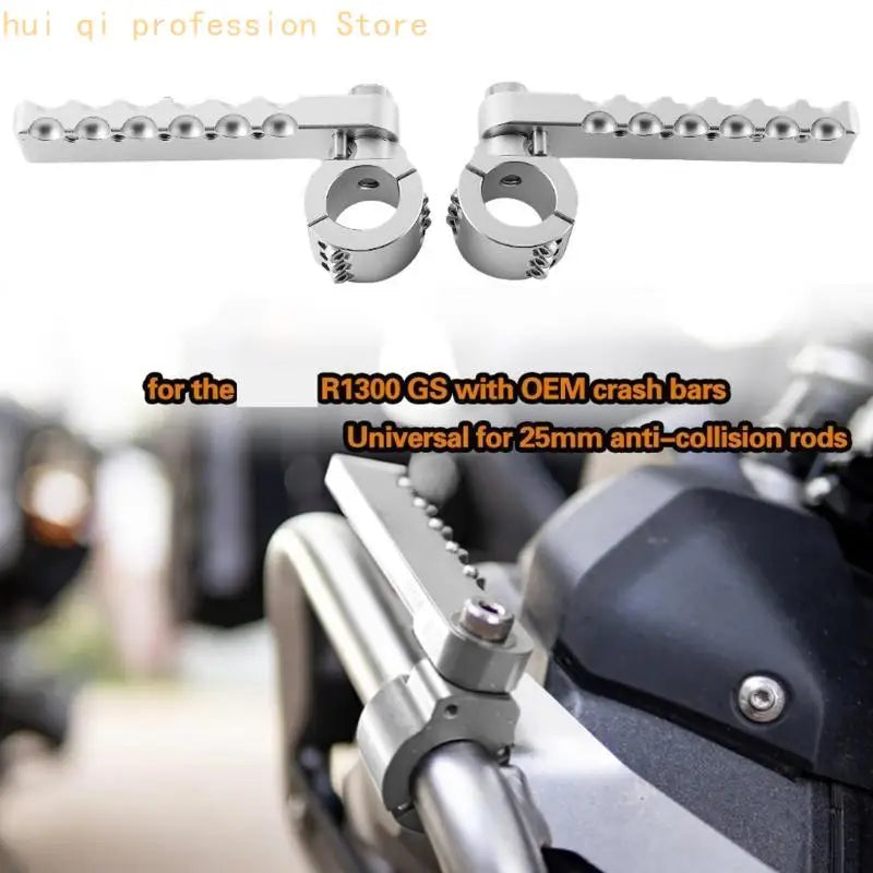 Foldable Footrests For R1300GS Adventure Bikes Non Slip Surfaces Aircraft Grade Aluminum Off Roading Riding Accessories H8WE Quake