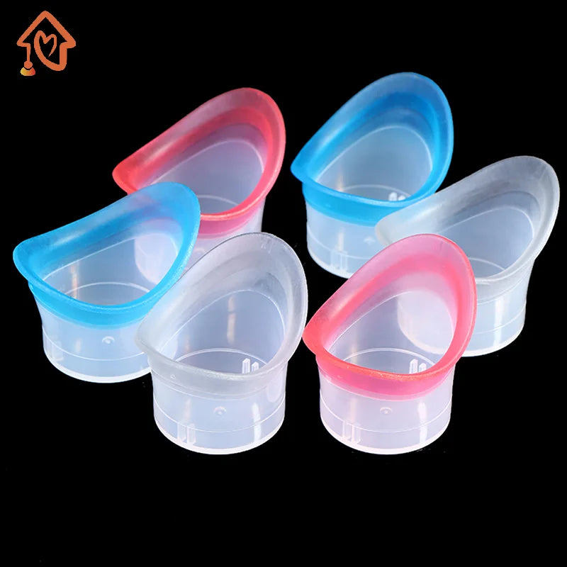 2pcs Eyewash Cup Silicone Resuable Soft Eye Bath Cup Eye Wash Cup Quake