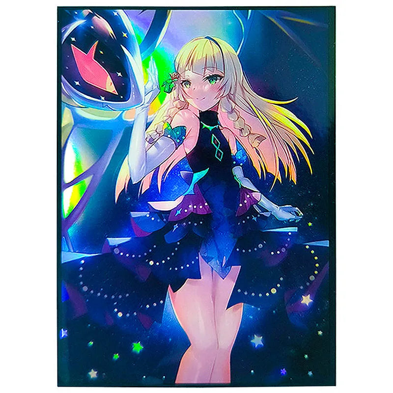 New Hot 13 Styles Pkm TCG Card Sleeves 66x91mm Lillie Marnie Iono Gloria Smooth Feel Protective Sleeves Game Card Accessories Quake