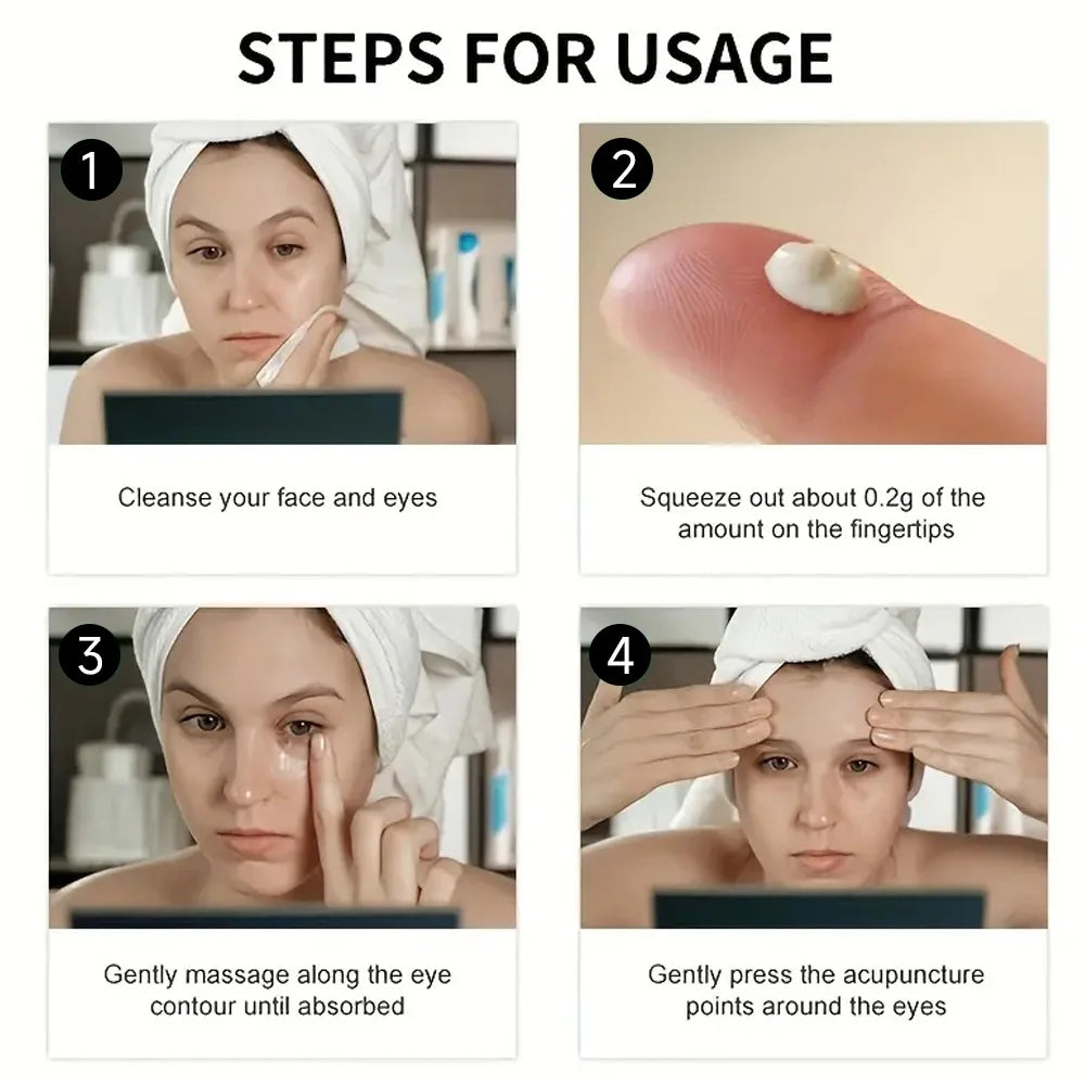 30gVitamin E+Collagen eye cream, Wrinkle Removal Eyes Firming Skin Care Beauty,Anti-aging Nourishing Eye Essence Eyes Skin Cares Quake
