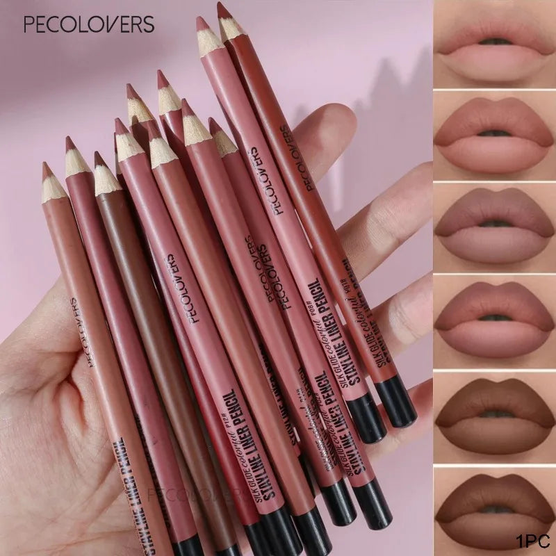 1PC Matte Lipliner To Describe The Contour of The Lips, Plump and Charming Lips, Multi Color Selection, Lip Cosmetics Quake