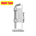 10/1PCS Stainless Steel Spring Pin Heavy Duty Spring Loaded Latch Pin Metal Bolt Latch for Cabinets Door Furniture Hardware Kits Quake 3PCS Right Type