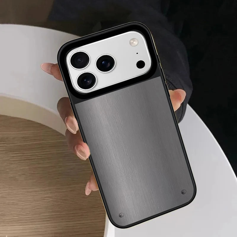 6090487 Mirror Surface Magnetic Phone Case Cover for IPhone 13 14 15 16 17 18 Pro Max Case Multicolor Quake