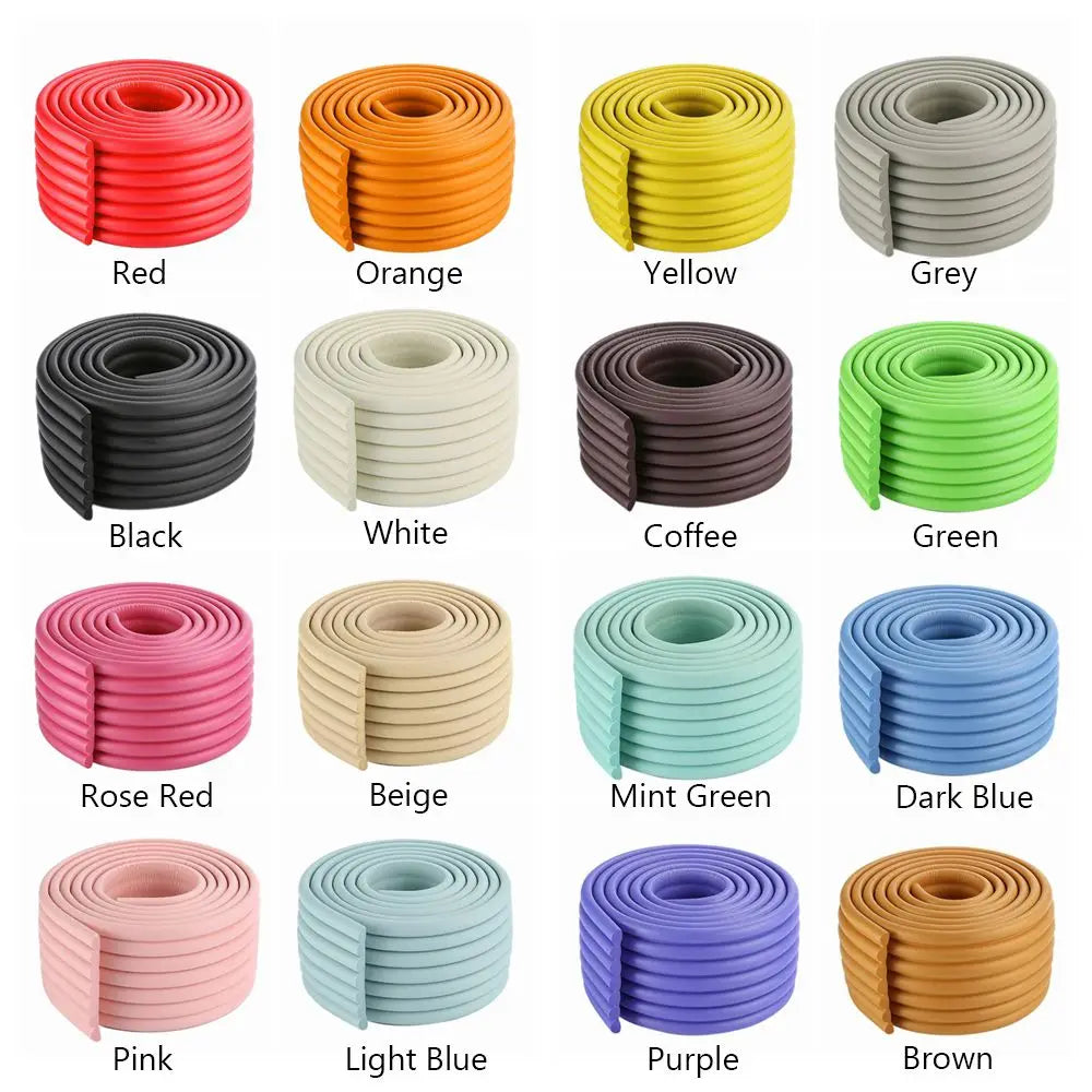 16 Colors Home Foam Bumper Furniture Children Protection Safety Desk Corner Protector Table Edge Guard Strip Quake