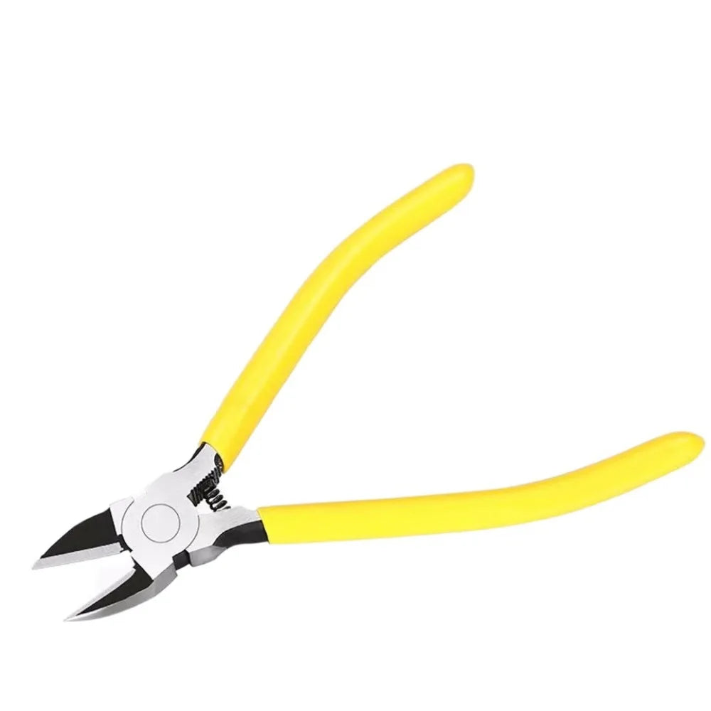New Ultra Sharp Wire Cutter Heavy Duty with Long Flat Nose Flush Cutter Precision Side Cutter for Cables Wires Craft Cutting Quake 1PC
