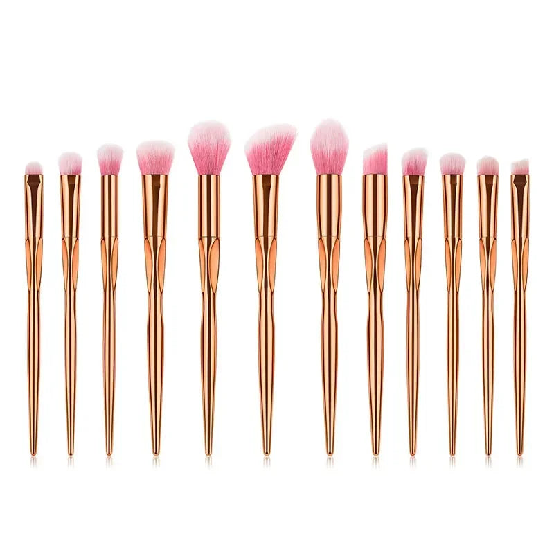 5Pcs Makeup Brushes Set Foundation Contour Powder Blushing Eye Face Blending Make up Brush Kit Cosmetic Tool Quake