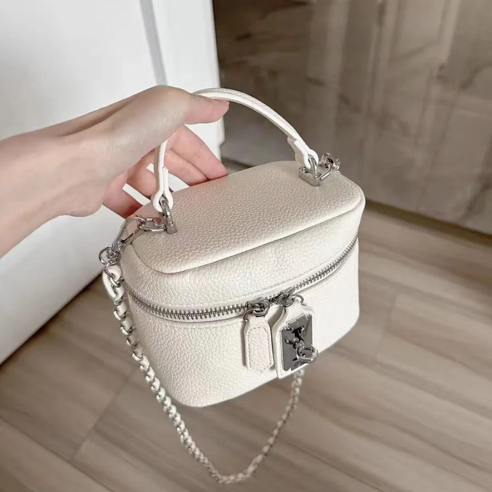 Coin Purse Fashion Female Crossbody Bags PU Mini Shoulder Bag Lock Buckle Chain Mobile Phone Bag for Women Quake