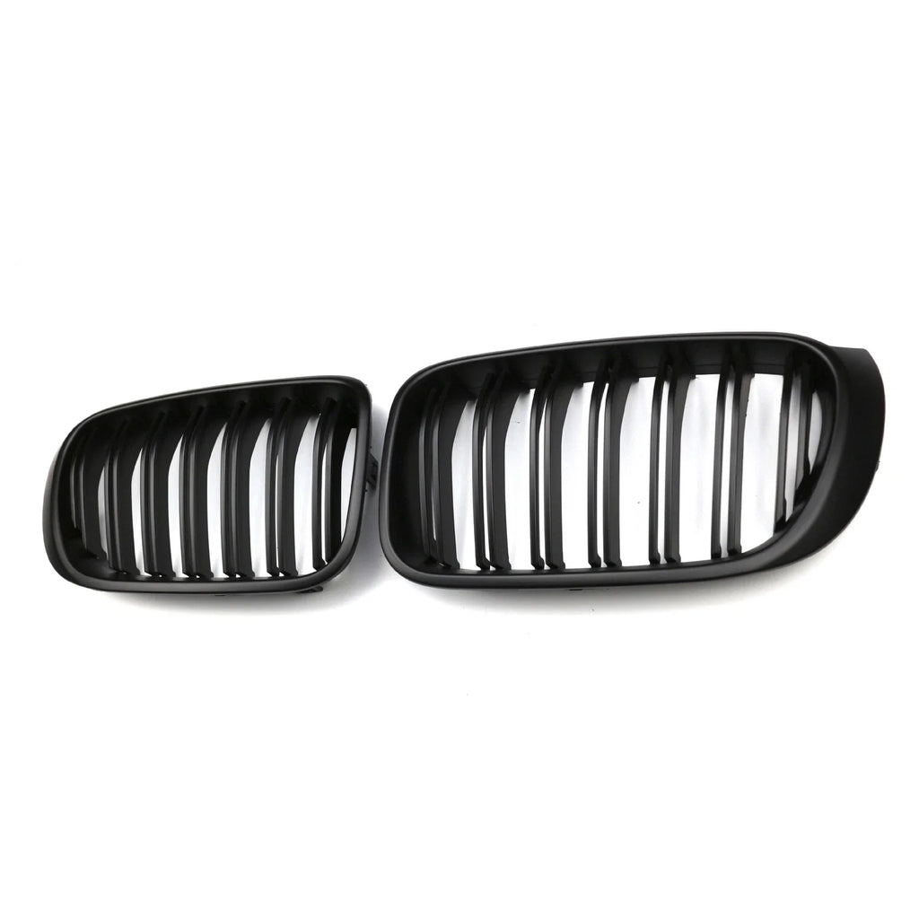 For BMW X3 F25 X4 F26 2014 2015 2016 2017 Double Line Car Grille Front Bumper Sport Kidney Racing Grill Black Replace Parts Auto Quake