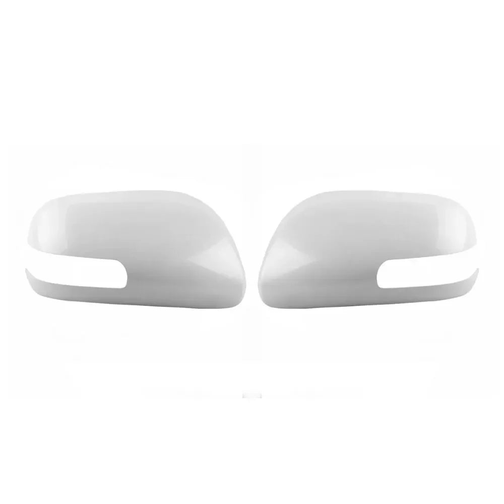 For Toyota Camry 2006-2011 Car Replacement Rearview Side Mirror Cover Wing Cap Exterior Door Rear View Case Trim Accessories Quake White