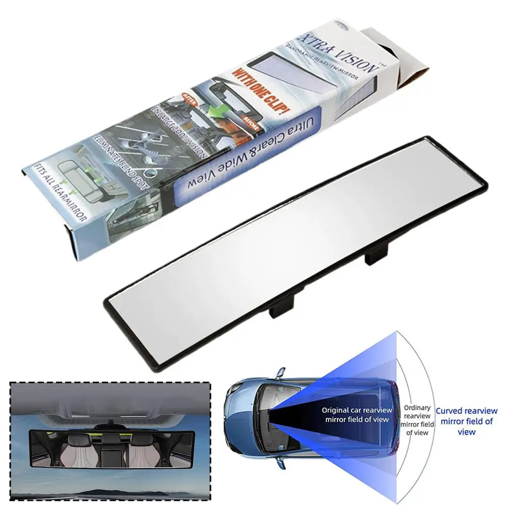 Car Baby Mirrors Interior Rear View Mirror Wide Angle Convex Rearview Mirror Anti Glare Large Vision Panoramic Auxiliary Monito Quake