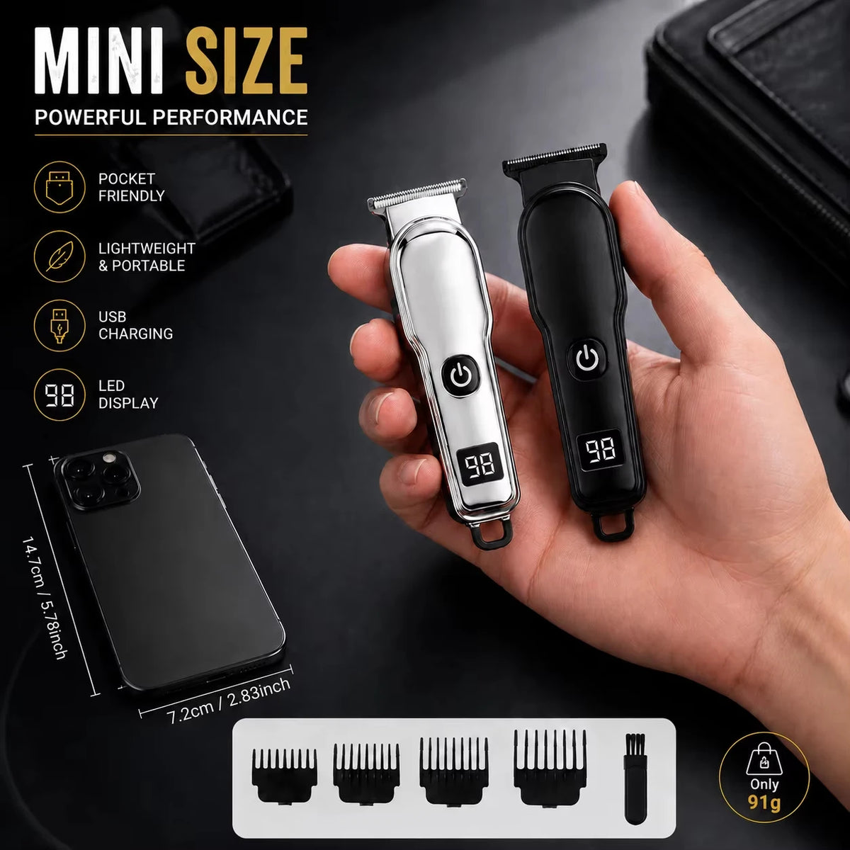 Electric Hair Clipper Fully Automatic Rechargeable Universal Adult Shaver Family Push Clipper Quake