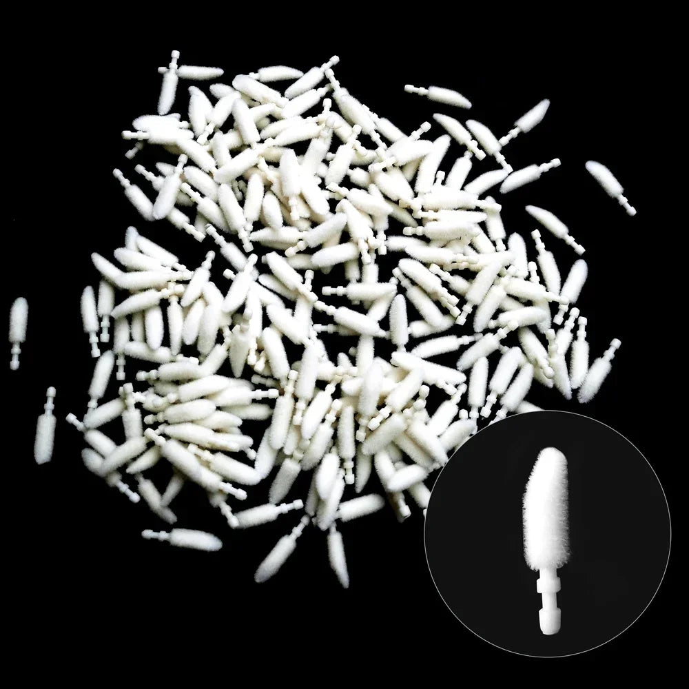 Disposable Lip Replacement Head For Eyelashes Extension for Lipstick Brush Cotton Head 500pcs Applicator Makeup Tool Quake