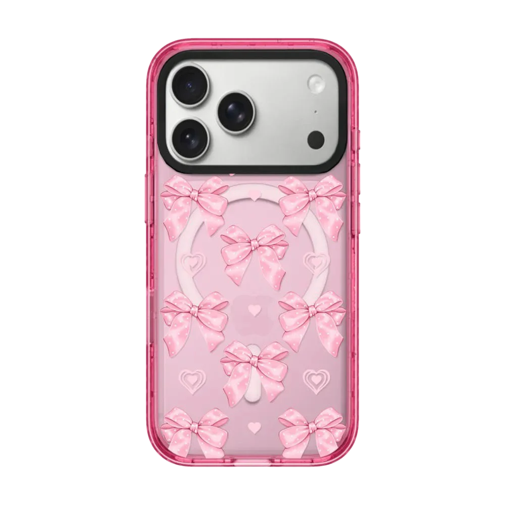 6090854 Pink Border Magnetic Case: Compatible with IPhone 18 17 16 15 14 13 Pro Max 18Pro Quake pink (MagSafe) 1 iPhone 15 Pro Max