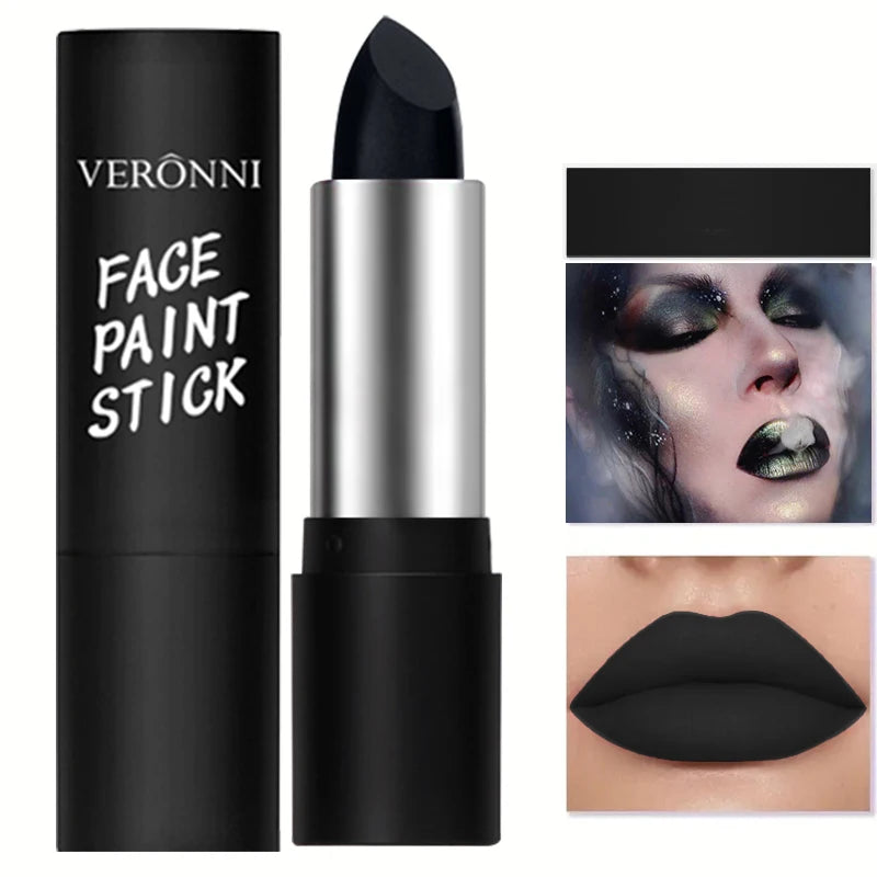 6 Colors Face Body Paint Stick Cream Eyeblack Tube Body Painting Blendable Sticks For Halloween Cosplay Joker Face Paint Makeup Quake 01