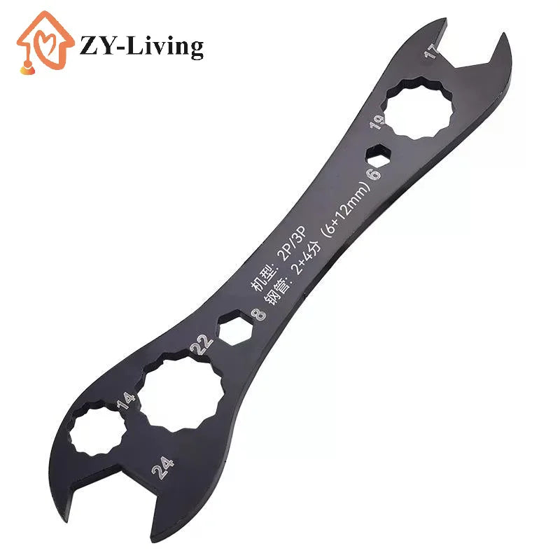 1Pcs Multi-Function Double-End Fixed Wrench Air Conditioner Wrench Open End Wrench Set Ultra-Thin Flat Wrench Tool Quake
