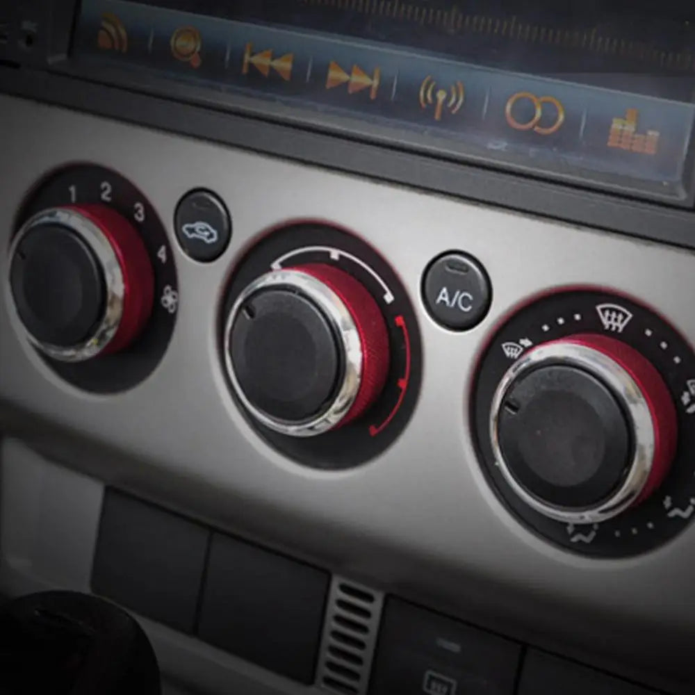 3pcs/set Colors Car Air Conditioning heat control Switch knob button AC Knob for Focus 2 3 car styling Accessories Quake
