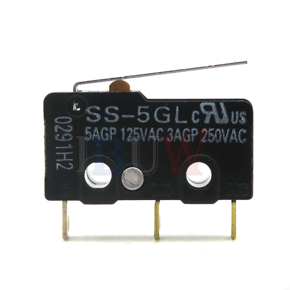 1PCS/lot Limit Micro switch Three Straight Legs Mouse Side Key Momentary Micro Limit Switch SS-5 SS-5GL SS-5GL2 SS-5GL13 Quake SS-5GL