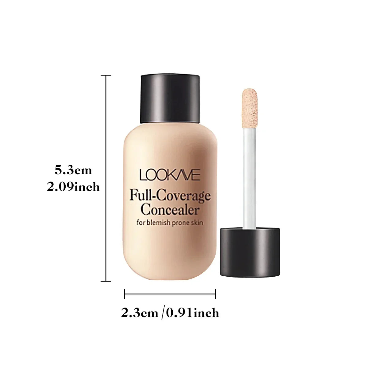 Liquid Concealer Foundation Cream Makeup Waterproof Lasting Full Coverage Acne Spot Scars Dark Circles Face Base Cosmetics Quake