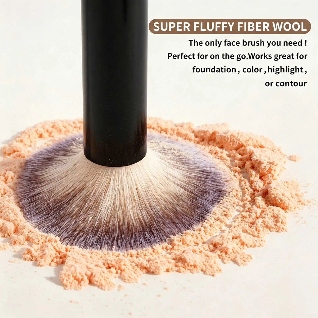 14Pcs Complete Makeup Brush Set Soft Synthetic Hair Foundation Blush Loose Powder Concealer Contour Blending Brushes Portable Tr Quake