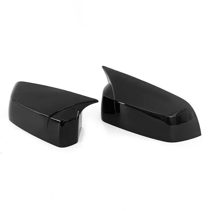 For Ford Ranger 2023-2024 2x Car Sticker Rearview Side Mirror Cover Wing Cap Exterior Door Rear View Case Trim Carbon Fiber Look Quake