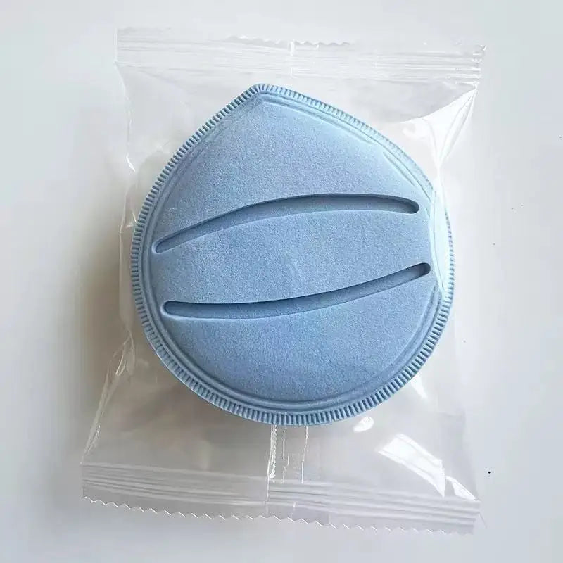 Macaron Thickened Marshmallow Puff Do Not Eat Rice Noodles Wet Dual-purpose Beauty Air Cushion Puff Quake Blue opp bag