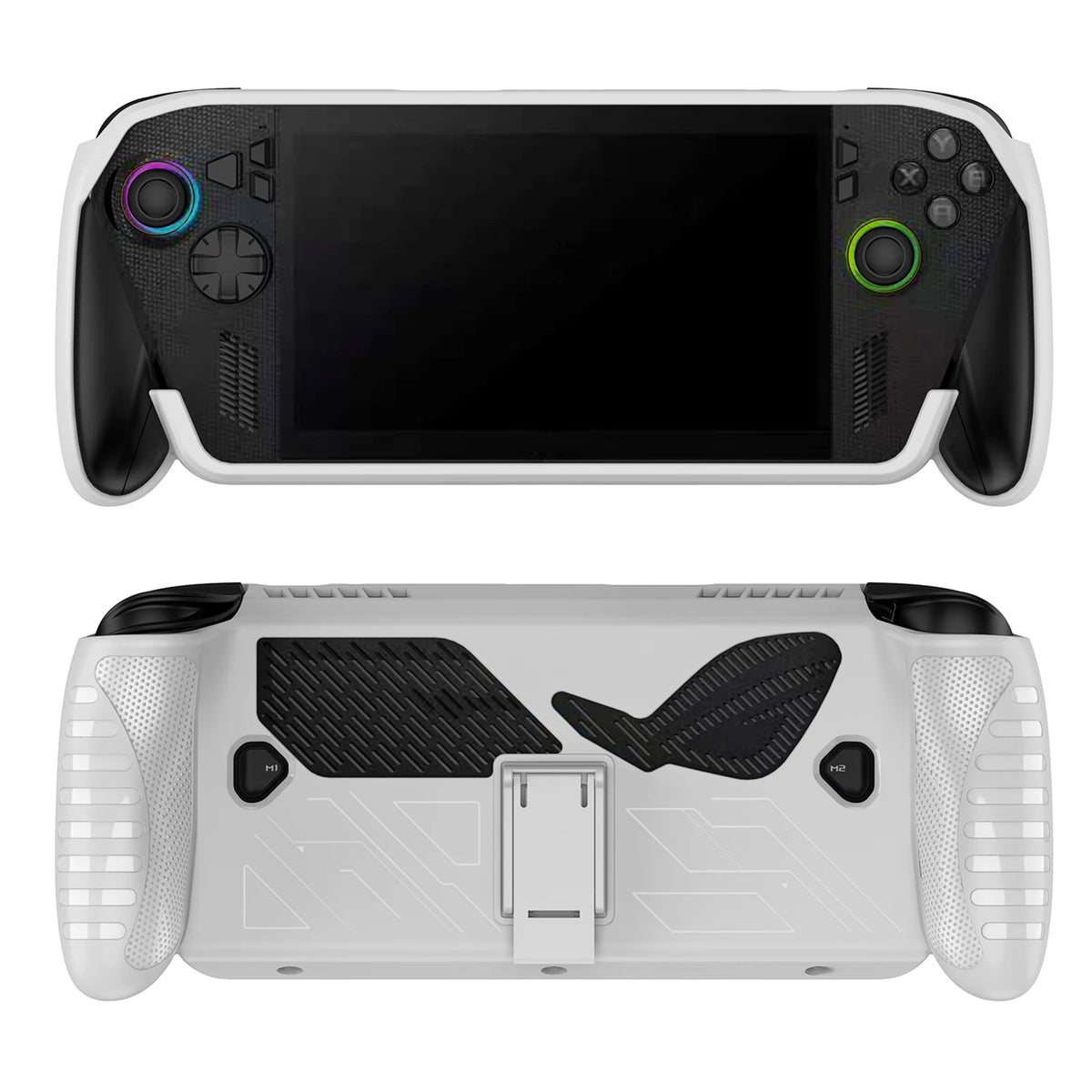 TPU Protective Case Protective Skin Case Game Console Protective Cover for ROG XBOX Ally/ROG XBOX Ally X Quake WHITE