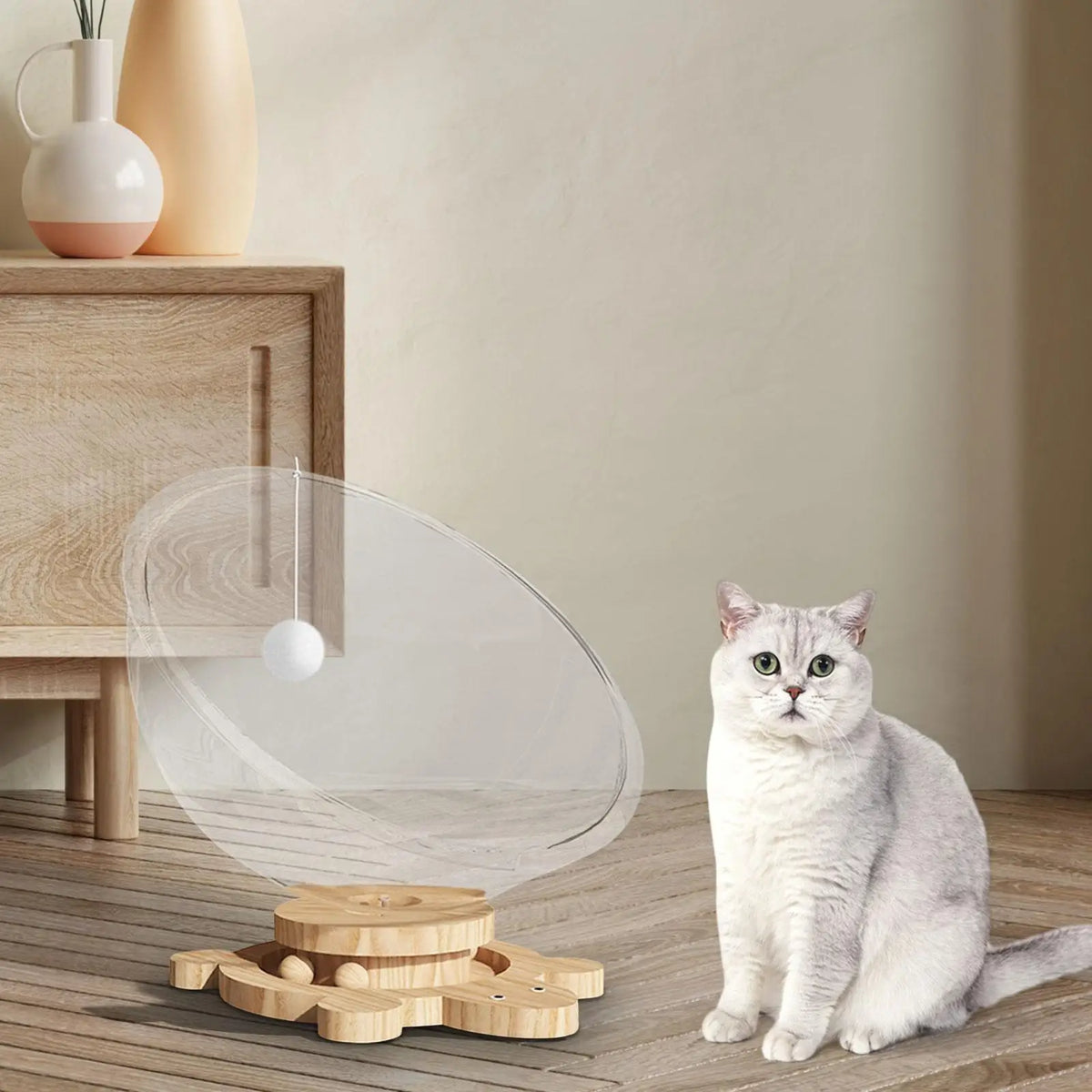 Space Capsule Cat Bed Kitten Nest Pets Nest Pets Bed for Climbing Lounging Sleeping Cats Quake