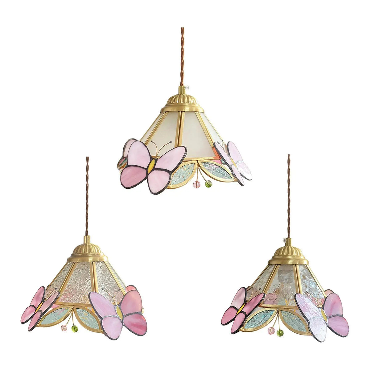 Pendant Lamp Ceiling Lamp Aesthetic Sturdy Creative Stained Glass Lamp Retro for Indoor Entryway Living Room Ceiling Ornament Quake