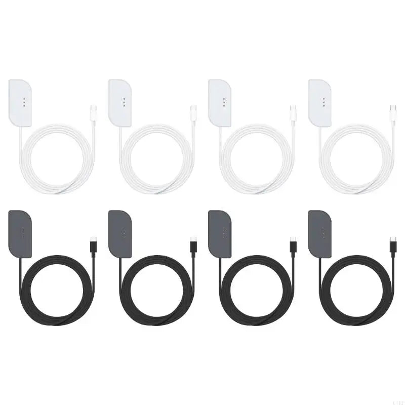 Flexible Charging Cable with Silicone Sheath, Source End, and Three-Contact Head for Supported Tablets K1KF Quake