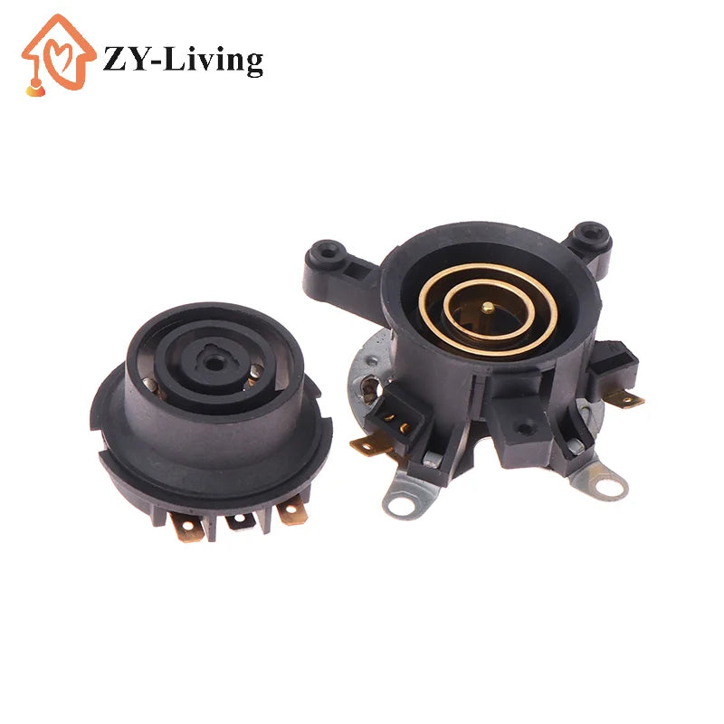 3pcs/set Electric Kettle Accessories Base Thermostat Temperature Switch Connector Black Switch Coupler Socket Set Quake