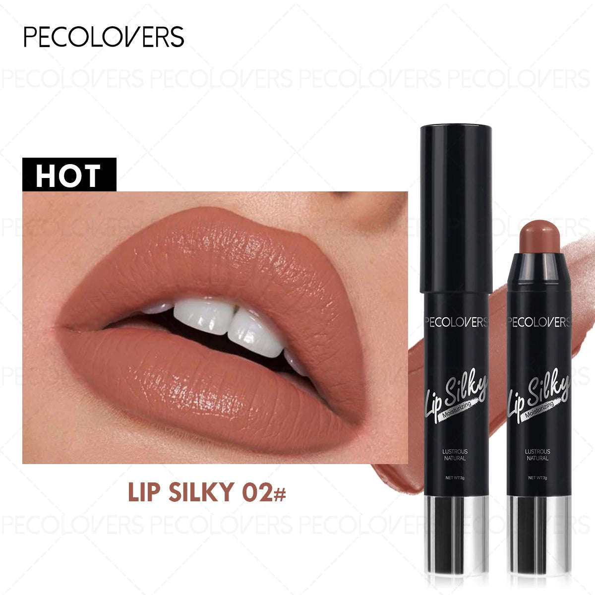 Moisturizing Lipstick Pen, Long-lasting Moisturizing, Rotating Lipstick Pen, Plump and Charming Lips, Lipstick Cosmetics Quake 02