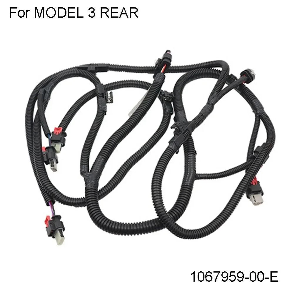 1067959-00-E For Tesla Model 3 2017-2020 Car Rear Bumper PDC Wiring Harness Parking Sensor Line Auto Parts Accessories Replace Quake