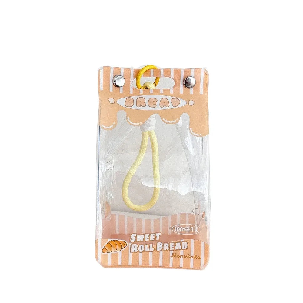New Transparent Data Cable Storage Bag Dustproof PVC Dolls Storage Pouch Colorful Gift Dolls Outdoor Bag for 13cm Dolls Quake Yellow