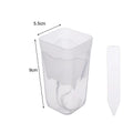5/1PCS Dry Wet Separation Seedling Planting Flowerpot Self Watering Plant Pots Mini Translucent Plastic Planters Garden Supplies Quake 5.5x9cm 2PCS