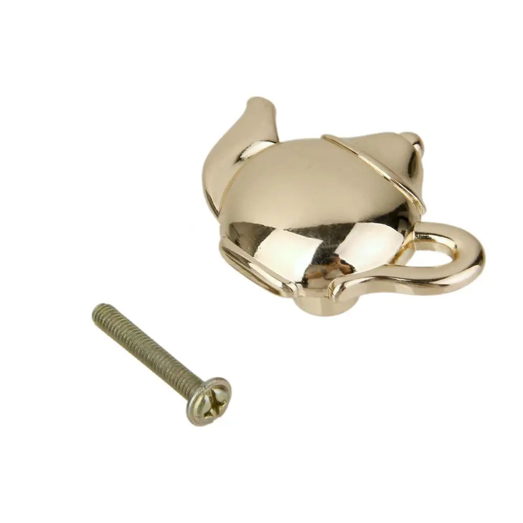 Zinc Alloy Golden Cabinet Knob Door Pull Handle Furniture Hardware for Cupboard Drawer DIY Quake Default Title