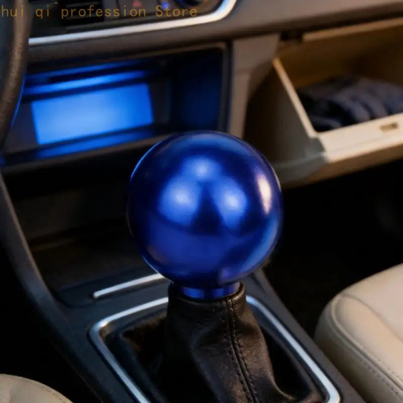 Universal Ball Shifter Knob Anodized Aluminum Ergonomic Design for Enhances Grip Easy Installation on Manual Automatic H8WE Quake