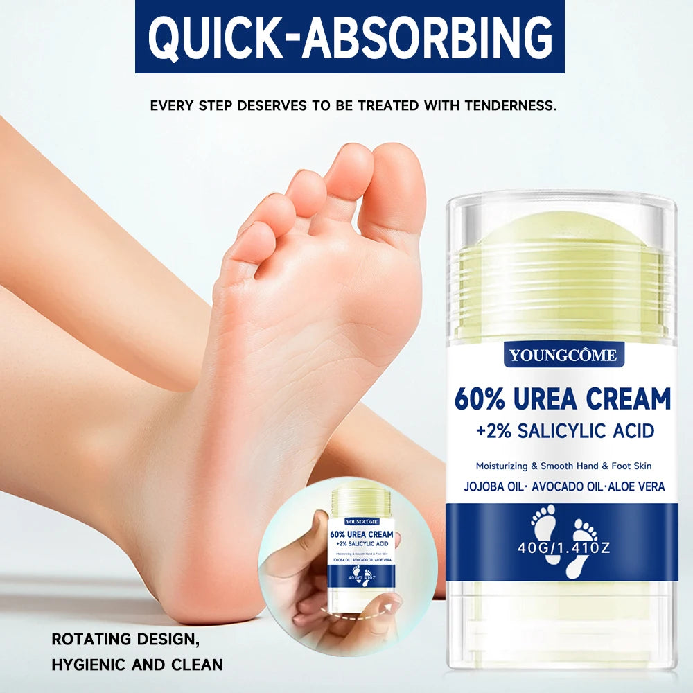 2pcs 60% Urea Foot Cream Deeply moisturizes,soothes andrejuvenates tired feet for ultimate comfort,suitable for all skin types Quake