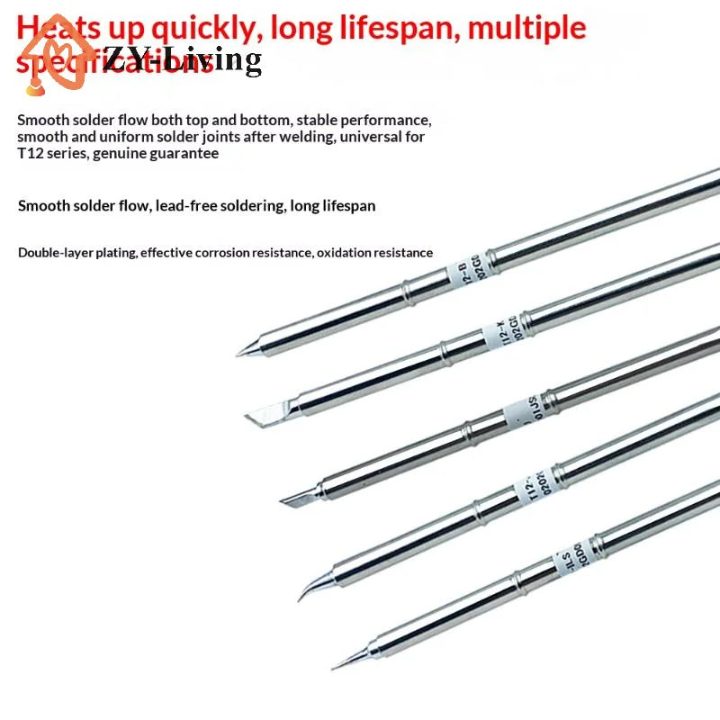 1PCS T12 I ILS J02 JL02 K KU Soldering Iron Tips For Hakko Fx951 DIY T12 Electric Soldering Iron Soldering Station Welding Tool Quake