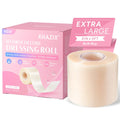 Hydrocolloid wound dressing, skin patch rolls & anti-blister foot pads. Non-stick to wounds, high absorbency, freely cuttable, Quake pink