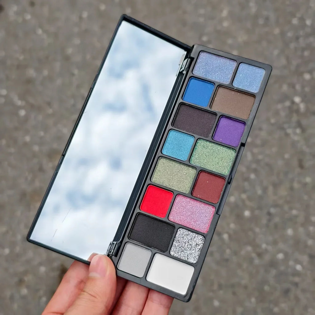 Natural Color Eyeshadow Palette, Matte Beads, Bright Film, Cosplay Makeup, Color Eyeshadow, Chameleon Stage CO:03 Quake
