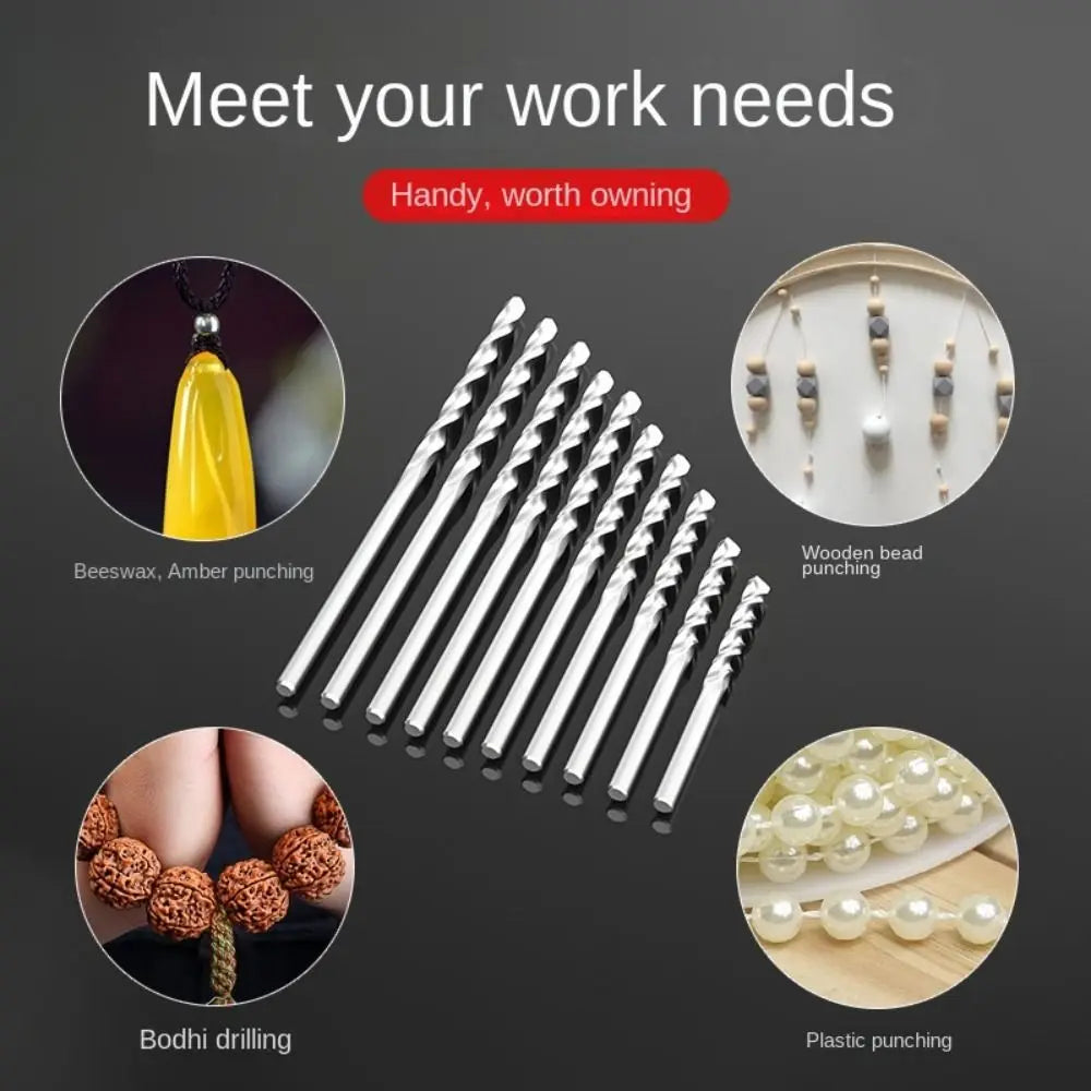 Hard Straight Shank Drill Bit Mini High Speed Steel Twist Drill Bit HSS Bit Wood Quake