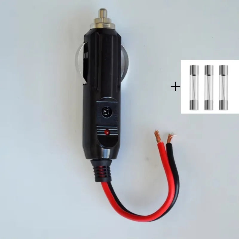 12AWG SAE to Cigarette Lighter Extension Cable Quick Connect Wire Harness with Reverse Adapter for Car RV Motorcycle Battery Quake