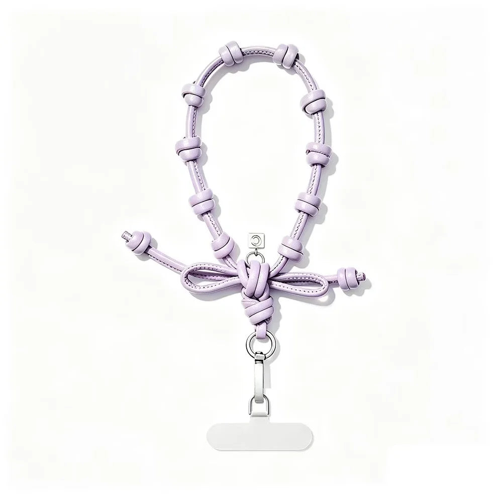 Silicone Knot Phone Charm | Heart Cherry Apple | iPhone & Galaxy