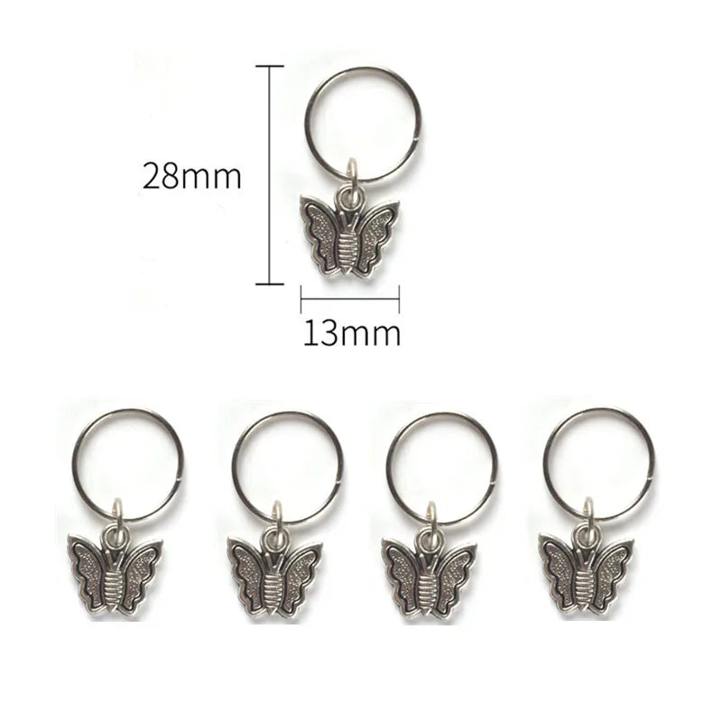 Hair Braid Rings & Pendant Beads Set – DIY Dreadlock Accessories