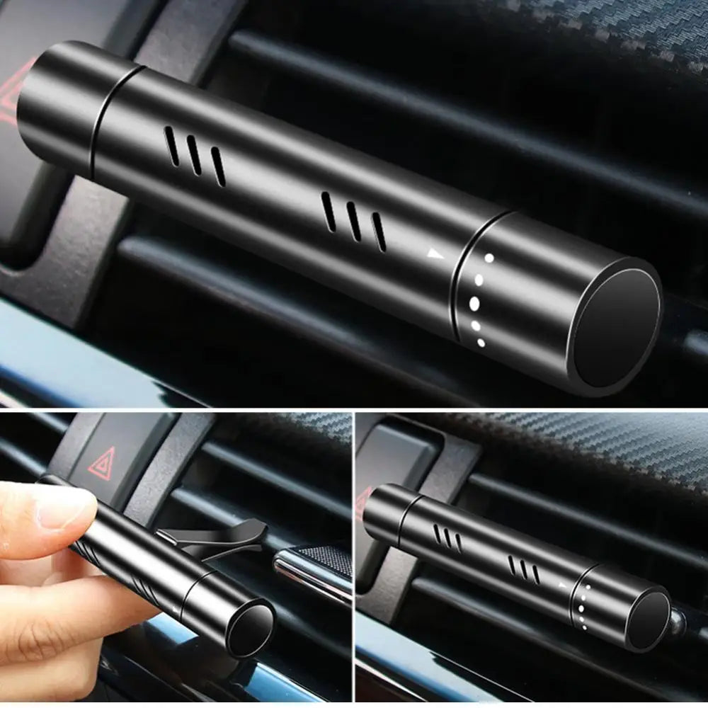 Car Vehicle Air Conditioning Vent Outlet Freshener Solid Perfume Clip Diffuser with Fragrance strip Quake