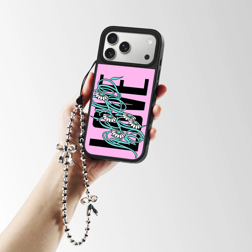 Power Multicolor Pattern Mirror Surface Magnetic Phone Case Cover for IPhone 13 14 15 16 17 18 Pro Max Case Quake